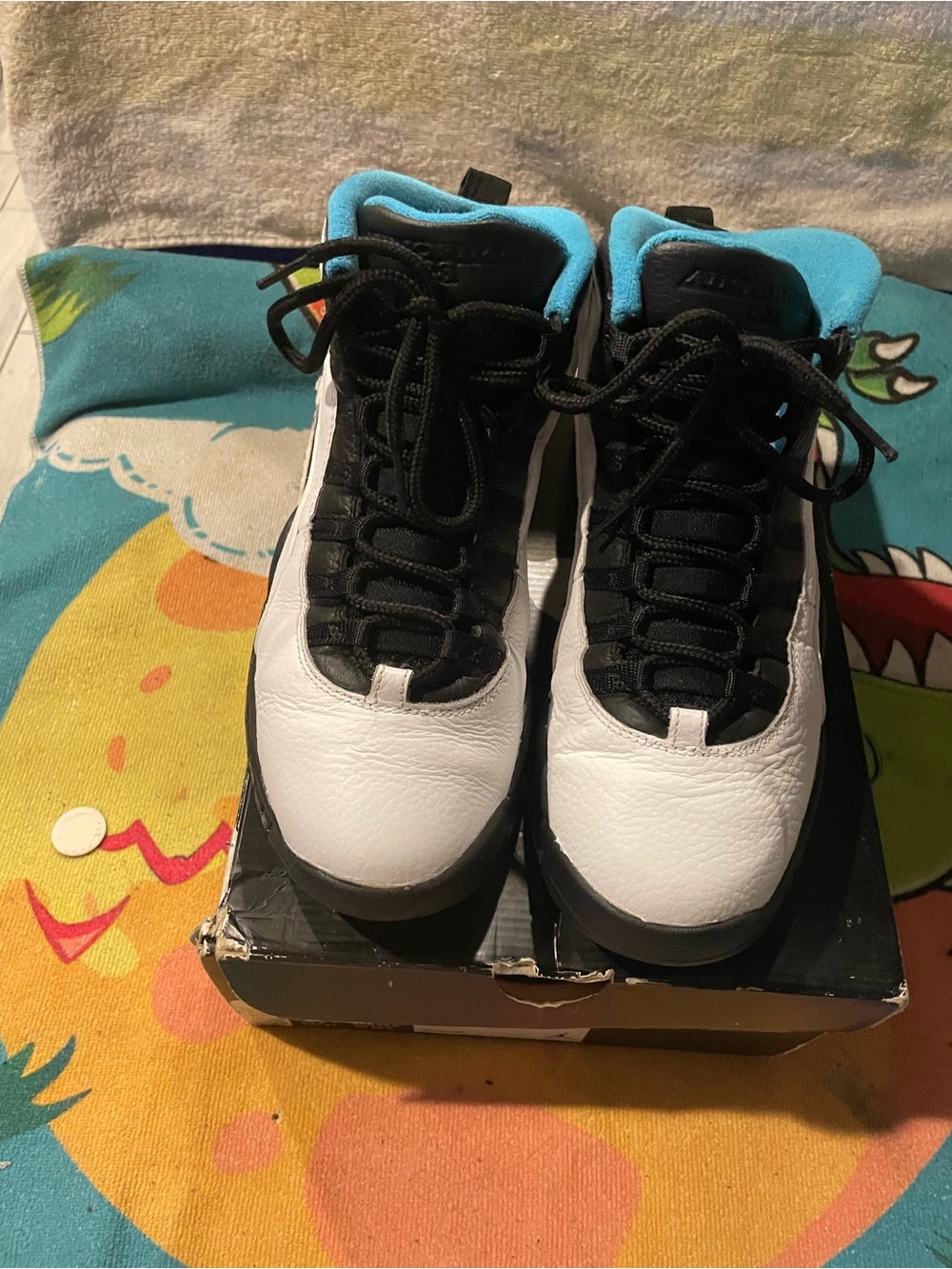 OG Powder blue Jordan 10’s